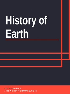 cover image of History of Earth